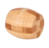 IQ Brain Teaser Kong Ming Lock 3D Wooden Interlocking Burr Puzzles Game Toy Bamboo Small Size For Adults Kids S09