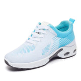 Women's lace-up running shoes Comfortable non-slip sneakers