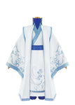 Blue and white costume Hanfu