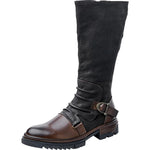 Low-heeled mid-barrel casual versatile men's boots in sizes 38 to 48