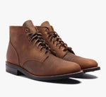 Autumn and winter men's leather boots increase slim and slim Versatile classic laces mature style men's shoes