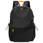 Men's Travel Backpacks Male and Female Student Computer Bags Black