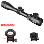 4-14x44 Scope Tactical Optic Cross Sight Green Red Illuminated Riflescope Hunting Rifle Scope for Sniper Air Guns