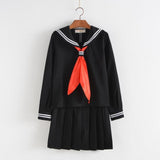 Female long-sleeved college feng shui uniform Student uniform