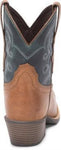 Square toe combination color embroidered men's boots with low heels in sizes 38 to 48