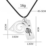 Konoha pendentif collier classique japonais Anime accessoires Cosplay Akatsuki Itachi dessin animé bijoux hommes chaîne cadeau