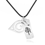 Konoha pendentif collier classique japonais Anime accessoires Cosplay Akatsuki Itachi dessin animé bijoux hommes chaîne cadeau