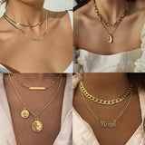 Thin Snake Chain Necklace For Women Fashion Collar Gold Choker Necklaces Party Accessories Minimalist Jewelry