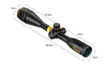 6-24X50 AOE Gold Tactical Riflescope Optical Sight Red Green llluminate Crosshair Hunting Rifle Scope