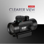 1x40 Riflescope Tactical Red Dot Scope Sight Hunting Holographic Green Dot Sight With 11mm 20mm Rail Mount Collimator Sight