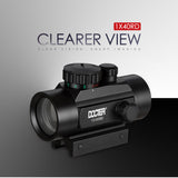 1x40 Riflescope Tactical Red Dot Scope Sight Hunting Holographic Green Dot Sight With 11mm 20mm Rail Mount Collimator Sight