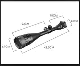 Tactical 8-32X50 Scopes Rifle Optics Red Dot Green Compact Riflescopes Outdoor Hunting Scopes