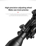 4-16x50  Tactical Optical Rifle Scope Holographic 4 Reflex Sight Red Dot With Laser Combo Hunting Air Guns