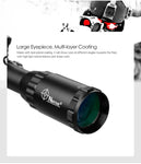 3-9x40 AOE Red &amp;  Green illuminated Mil Dot Rifle Scope Precision Optics Hunting Scope with Cover and Mounting