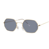 Fashion Small Frame Square Sunglasses Women Brand Designer Metal Mirror Sun Glasses Women Ocean Lens