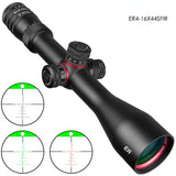 ER 4-16X44 SF Hunting Riflescope Side Parallax Glass Etched Reticle Turrets Lock Reset Built-in Bubb Level Rifle Scope