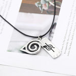 Konoha pendentif collier classique japonais Anime accessoires Cosplay Akatsuki Itachi dessin animé bijoux hommes chaîne cadeau