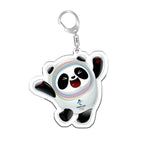 Cute Panda Ice Pier Auspicious Ornament 2022 Winter Game World Competition Key Chain Key Chain Lovely Auspicious Gift