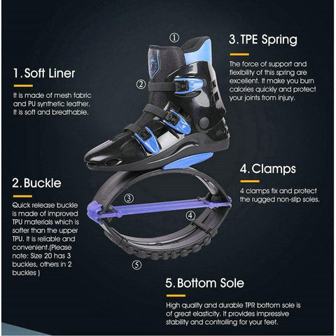 Jumping Shoes Jump Boots for Adults Women Men Fitness