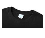 Summer Short-Sleeved Retro Printed T-Shirt Loose Bottoming Shirt Trendy T-Shirt XXL Darkblue