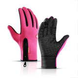 Unisex Touch Screen Winter Gloves Mens Warm Outdoor Cycling Driving Climbing Motorcycle Cold Gloves Waterproof Non-Slip Glove