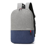 Men's Fashion Travel Backpack Outdoor Casual Simple Computer Backpack blue