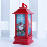 Santa Claus Snowman Lantern Light Merry Christmas Decor For Home Christmas Tree Ornament Xmas Gifts Navidad