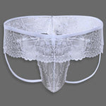 Men's lace flat-horned erotic panties