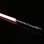 Dueling Blade Lightsaber RGB LED Color Changing Soundfonts Metal Handle Light Saber Blaster Lock Up FOC Halloween Toys