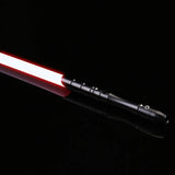 Dueling Blade Lightsaber RGB LED Color Changing Soundfonts Metal Handle Light Saber Blaster Lock Up FOC Halloween Toys