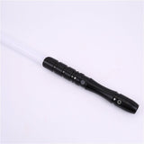 Dueling Blade Lightsaber RGB LED Color Changing Soundfonts Metal Handle Light Saber Blaster Lock Up FOC Halloween Toys