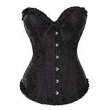 Sexy Women Lace Up Corset Bustier Top Corset Boned Waist Trainer Body Shaping Slimming Clothing Plus Size XS-6XL Underwear
