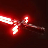 Cross Heavy Sword Stick Force Heavy Dueling Led Lightsaber With Foc Lock Up Metal Hilt Blaster Sound Children Gift Lightsaber