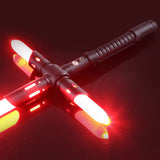 Cross Heavy Sword Stick Force Heavy Dueling Led Lightsaber With Foc Lock Up Metal Hilt Blaster Sound Children Gift Lightsaber