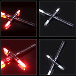 Cross Heavy Sword Stick Force Heavy Dueling Led Lightsaber With Foc Lock Up Metal Hilt Blaster Sound Children Gift Lightsaber