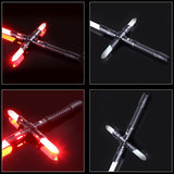 Cross Heavy Sword Stick Force Heavy Dueling Led Lightsaber With Foc Lock Up Metal Hilt Blaster Sound Children Gift Lightsaber