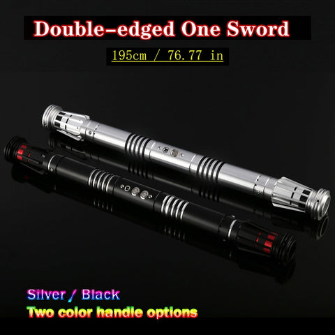 Double-edged Sword Light Saber Force Fx Lighting Heavy Foc Lock Up Metal Handle Led Red Light Lightsaber Gift For Kids