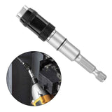 Magnetic Pivoting Bit Tip Holder Swivel Screw Drill Tip with 20° Pivot Mode, Quick Change Locking Bit Ho