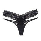 Lace transparent sexy women's low-rise thong