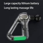 Portable Massage Gun Triangle Fascia Gun USB Charging Muscle Relaxation Exerciser High Frequency Physiotherapy Instrument