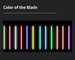 Duel lightsaber, 12 color changes, 10 sets of sounds, FOC lock lightsaber TSK-E01golds