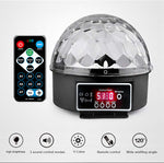 9 Colors 27W Crystal Magic Ball Led Stage Lamp 21 Mode Disco Laser Light Party Lights Sound Control