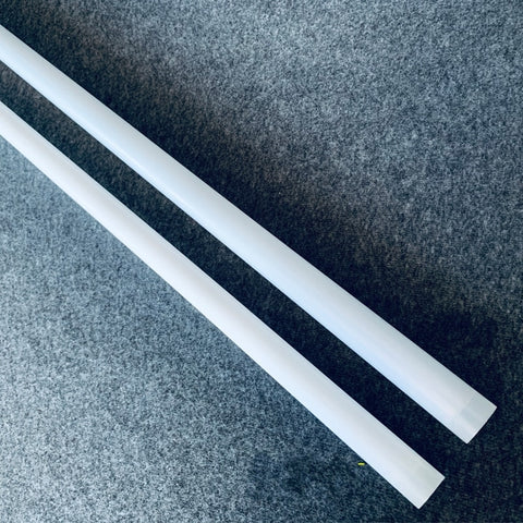 lightsaber laser saber white sword blade replaced with plastic tubes