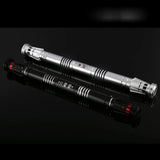 Sabre laser lame de duel lourde avec Force FX Laser à double tranchant en métal son épée lumineuse Collection Cosplay jouets cadeau