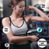 Electric Fascia Gun Relieves Pain and Relaxes Muscles Deep Massage Fitness Equipment Physical Therapy Neck Body Massager