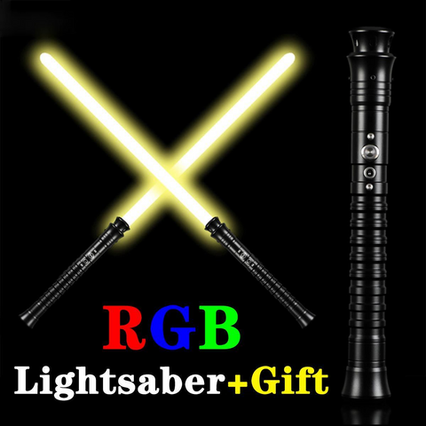 Sabre laser RVB Heavy Dueiling Lasor Sword Flashlight LED Light Saber Toy for Children Gift
