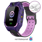 smart watch kids gps Q19 Children SOS Call Phone Watch Smartwatch use Sim Card Photo Waterproof IP67 Kids Gift For IOS Android SpainishVersion