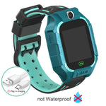 smart watch kids gps Q19 Children SOS Call Phone Watch Smartwatch use Sim Card Photo Waterproof IP67 Kids Gift For IOS Android SpainishVersion